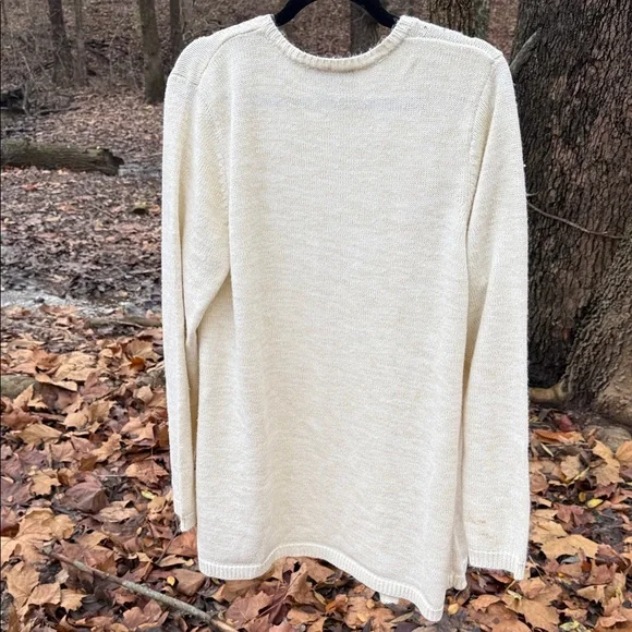 Susan Graver Cream Women's Cardigan - Picture 5 of 6